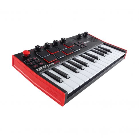 Akai Professional MPK Mini Play MK3 Standalone Mini Keyboard Angle