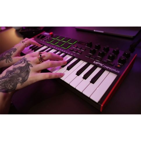 Akai Professional MPKMINIPLUS 37-Key MPK Mini Keyboard Playing