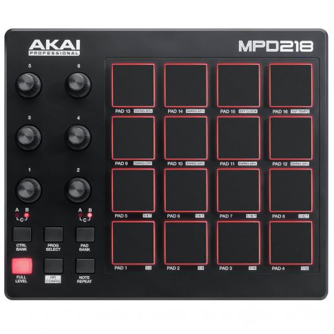 Akai Professional MPD218 Feature-Packed Highly Playable Pad Controller