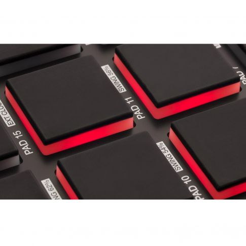 Akai Professional MPD218 Feature-Packed Highly Playable Pad Controller Close Up