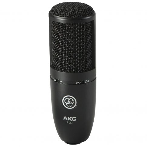 AKG P120 Perception 120  Microphone Front Angle View