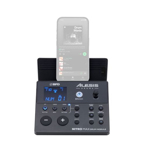 Alesis NITRO MAX KIT Eight-Piece Electronic Drum Kit with Bluetooth Phone 2