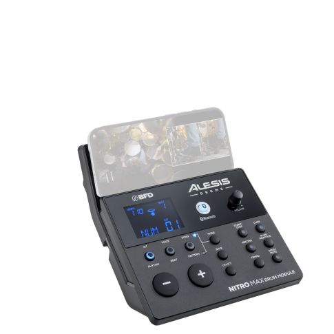 Alesis NITRO MAX KIT Eight-Piece Electronic Drum Kit with Bluetooth Phone 4