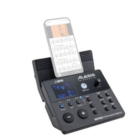 Alesis NITRO MAX KIT Eight-Piece Electronic Drum Kit with Bluetooth Phone 6