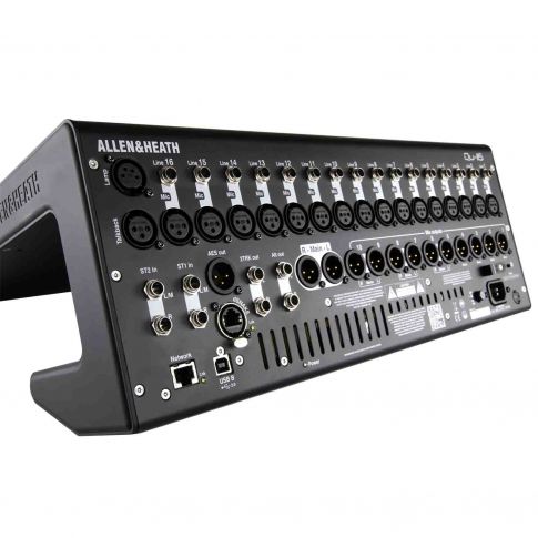 Allen & Heath QU-16 16 Channel Rackmountable Digital Mixer Rear Right