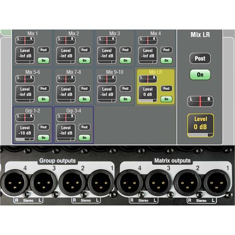 Allen & Heath QU-24 24 Channel 30 IN / 24 OUT Digital Mixer Groups
