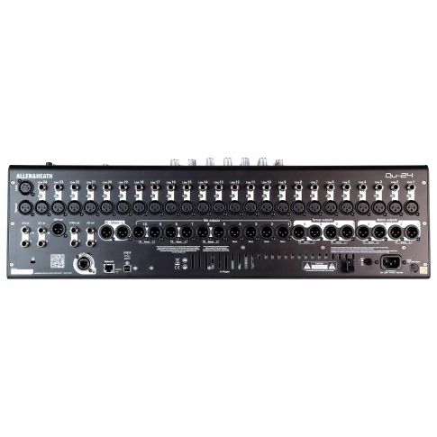 Allen & Heath QU-24 24 Channel 30 IN / 24 OUT Digital Mixer Rear