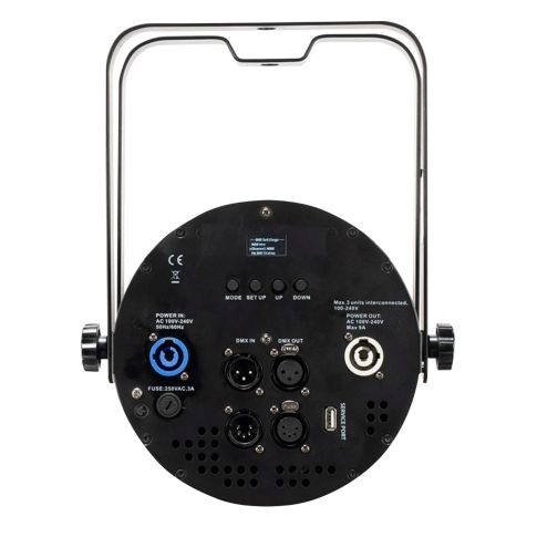 American DJ COB-CANNON-LP200ST Color Mixing Wash RGBAL LED Fixture Rear