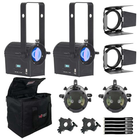 American DJ ENCORE PROFILE MINI COLOR with 15-30° Lenses Dual Pack