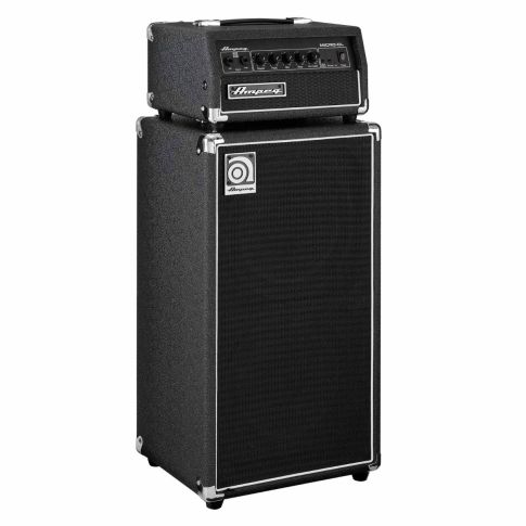 Ampeg MICRO-CL 100W Amplifier & Cab Stack Angle