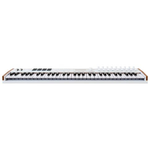 Arturia KeyLab 61 mk3 61-Key MIDI Keyboard Controller in White Front