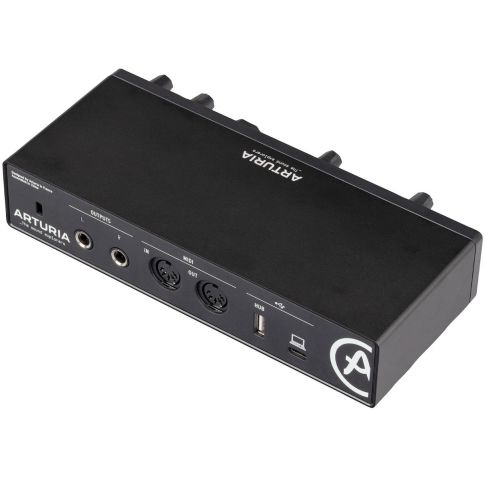 Arturia MINIFUSE-2-BLACK Flexible Dual Audio Interface in Black Back Top