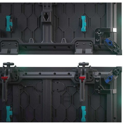 Blizzard Lighting IRiS ICON IP3 XL IP65-Rated Outdoor LED Video Panel Locks
