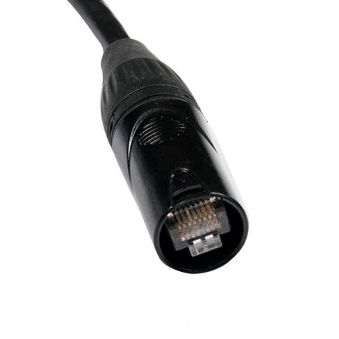 ADJ CAT6PRO50FC 50FT CAT6 EtherCon Cable Close-Up 2