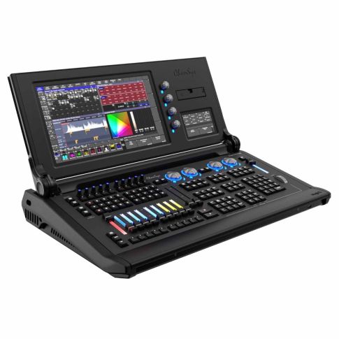 ChamSys MagicQ MQ250M Stadium Console with Flight Case (with wheels) Angle