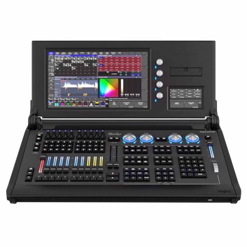 ChamSys MagicQ MQ250M Stadium Console with Flight Case (with wheels) Front
