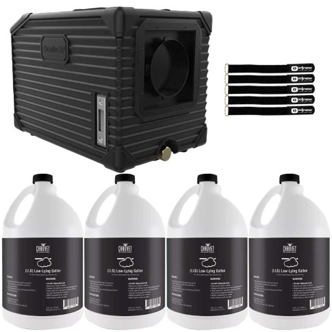 Chauvet DJ Cumulus HP Low-Lying Fog Machine with Fluid (4 Gallons)