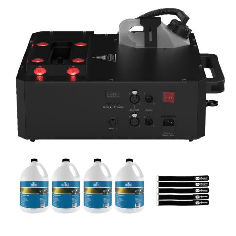 Chauvet DJ Geyser Move Pyrotechnic-Style Fog Machine with Fog Fluid