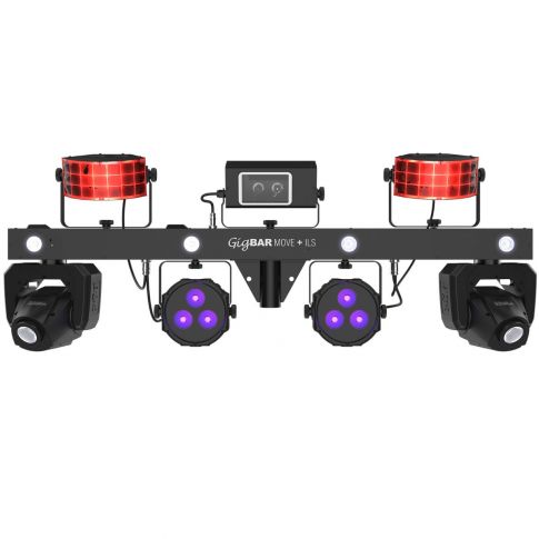 Chauvet DJ GIGBARMOVEPLUSILS ILS 5-in-1 Effect Lighting System Top Front