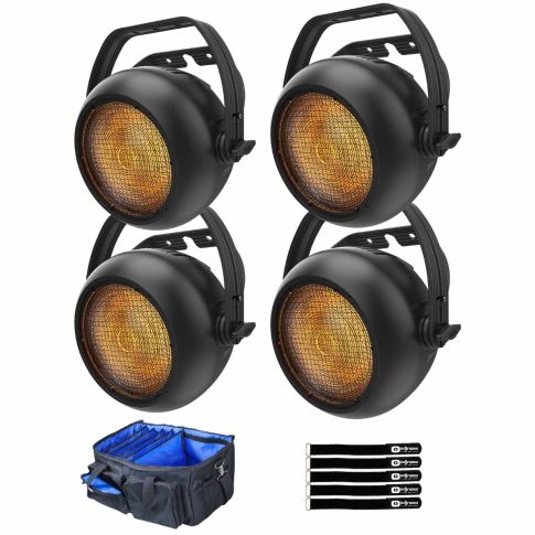 Chauvet Professional STRIKE 1 Pod Blinder/Strobes 4 Package with Bag