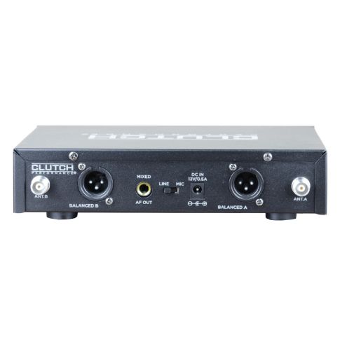 Clutch VIVA-DUAL Dual Channel Dual Handheld UHF Wireless System Rear