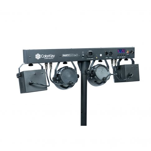 ColorKey CKU-3020 PartyBar GO Compact Powered Lighting Package Rear