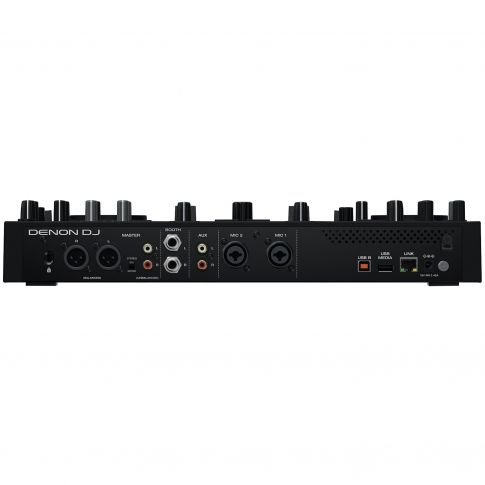 Denon DJ PRIME GO 2-Deck Rechargeable DJ Console with 7" Touchscreen Rear