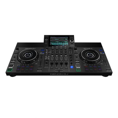 Denon DJ SCLIVE4XUS 4-Deck Standalone DJ Controller Angle