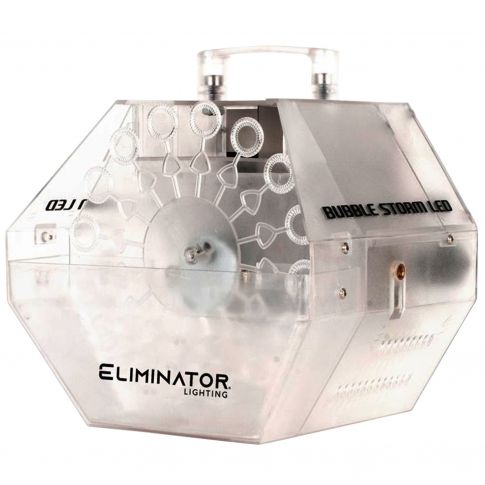 Eliminator Lighting Bubble Storm LED Compact Clear Bubble Machine