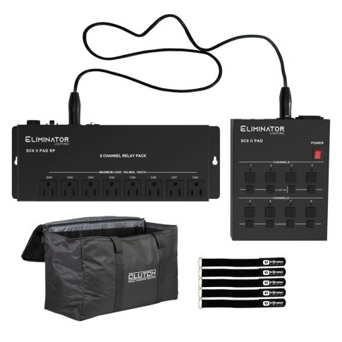 Eliminator Lighting SC8 II PAD SYSTEM Lighting Controller with Bag