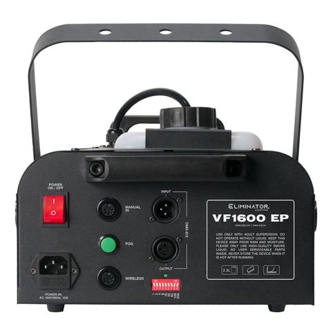 Eliminator Lighting VF1600 EP 1500W Mobile DMX Fog Machine Back