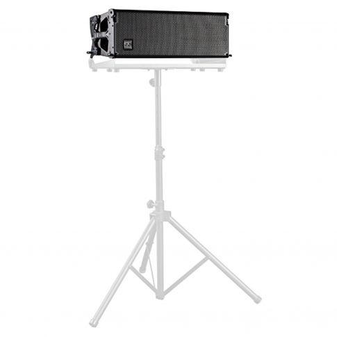  DAS Event 208A Dual 8" Multipurpose Powered Line Array Speaker on stand Illustrated Example