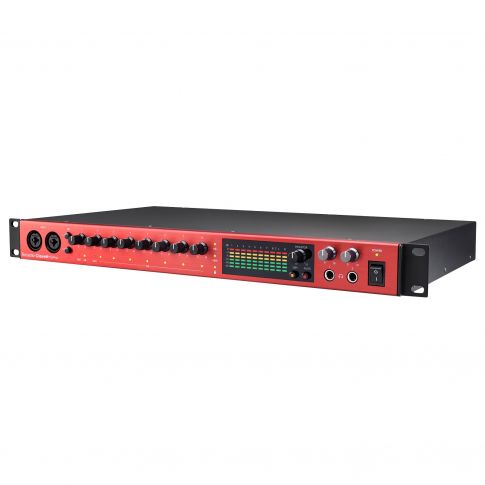 Focusrite Clarett+ 8Pre 18-In / 20-Out USB Audio Interface Left