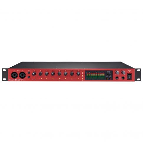Focusrite Clarett+ 8Pre 18-In / 20-Out USB Audio Interface Tilt