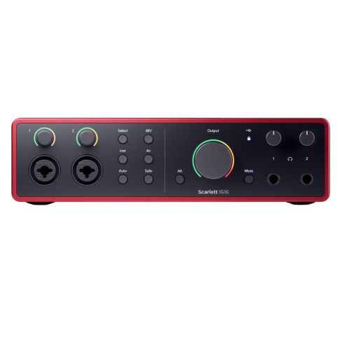Focusrite Scarlett 16i16 4th Gen 16-in 16-out USB Audio Interface Front