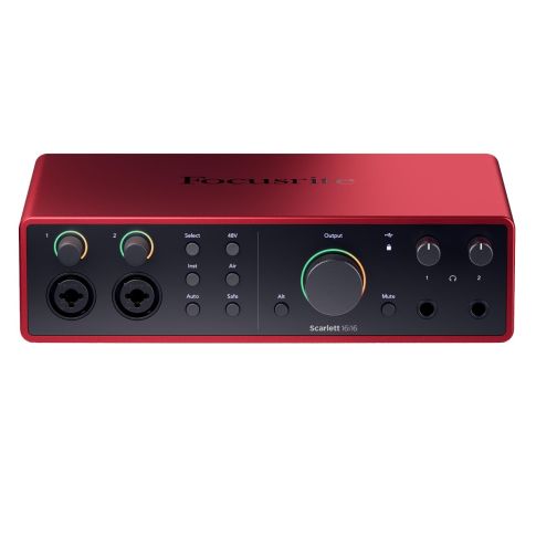 Focusrite Scarlett 16i16 4th Gen 16-in 16-out USB Audio Interface Tilt