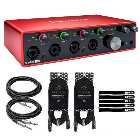 Focusrite Scarlett 18i8 Audio Interface & Cables
