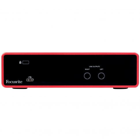Focusrite Scarlett 2i2 3rd Generation 2-in 2-out USB Audio Interface Back
