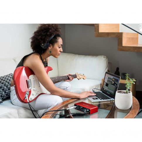 Focusrite Scarlett 2i2 3rd Generation 2-in 2-out USB Audio Interface In Use 2