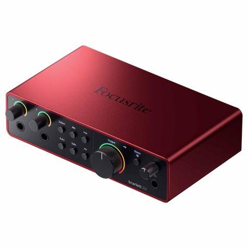 Focusrite Scarlett 2i2 4th Generation Audio Interface Red AMS-SCARLETT-2I2-4G  - Best Buy