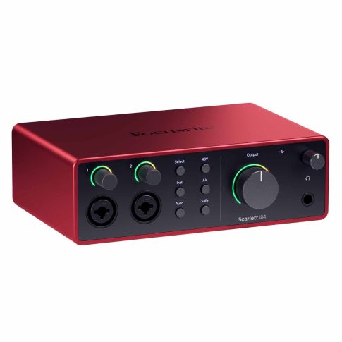 Focusrite Scarlett 4i4 4th Gen 4-in 4-out USB Audio Interface Right