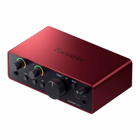 Focusrite Scarlett Solo Studio Interface with Stand & Pop