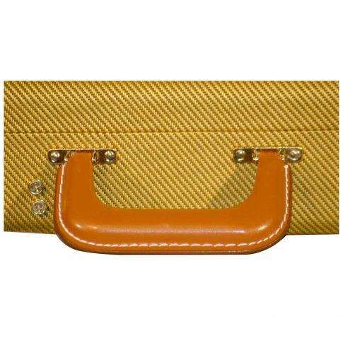 Gator Cases GW-ELECTRIC-TW Deluxe Wood Series Electric Guitar Case in Tweed Handle