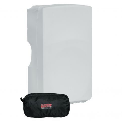 Gator Cases GPA-STRETCH-15-W Stretchy 15 inch Speaker Cover (white)