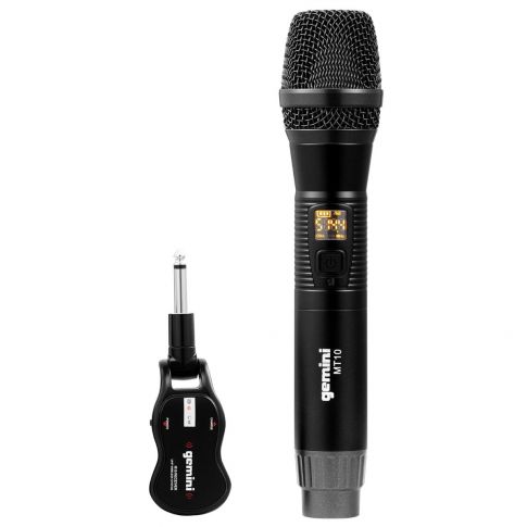 Gemini GMU-M100 Single Channel UHF Metal Body Microphone