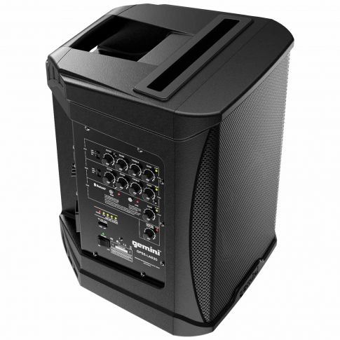 Gemini GPSS-650 6.5" High Power Active Bluetooth PA Speaker Side Panel