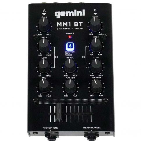 Langt væk kop følelsesmæssig Gemini MM1BT 2-Channel Analog Mixer with Bluetooth | IDJNOW