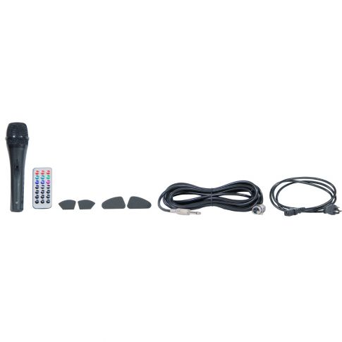 Gemini PartyBox Rave15 15" Powered Speaker with LED Action and Cover Accessories