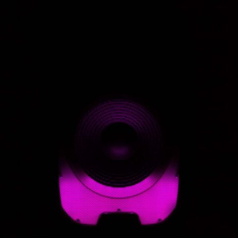 Gemini PartyBox Rave15 15" Powered Speaker with LED Action and Cover Bottom Pink