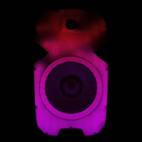 Gemini PartyBox Rave15 15" Powered Speaker with LED Action and Cover Pink